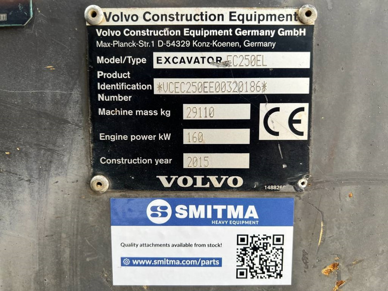 Volvo EC250E L - Гусеничний екскаватор: фото 5 Volvo EC250E L - Гусеничний екскаватор: фото 5