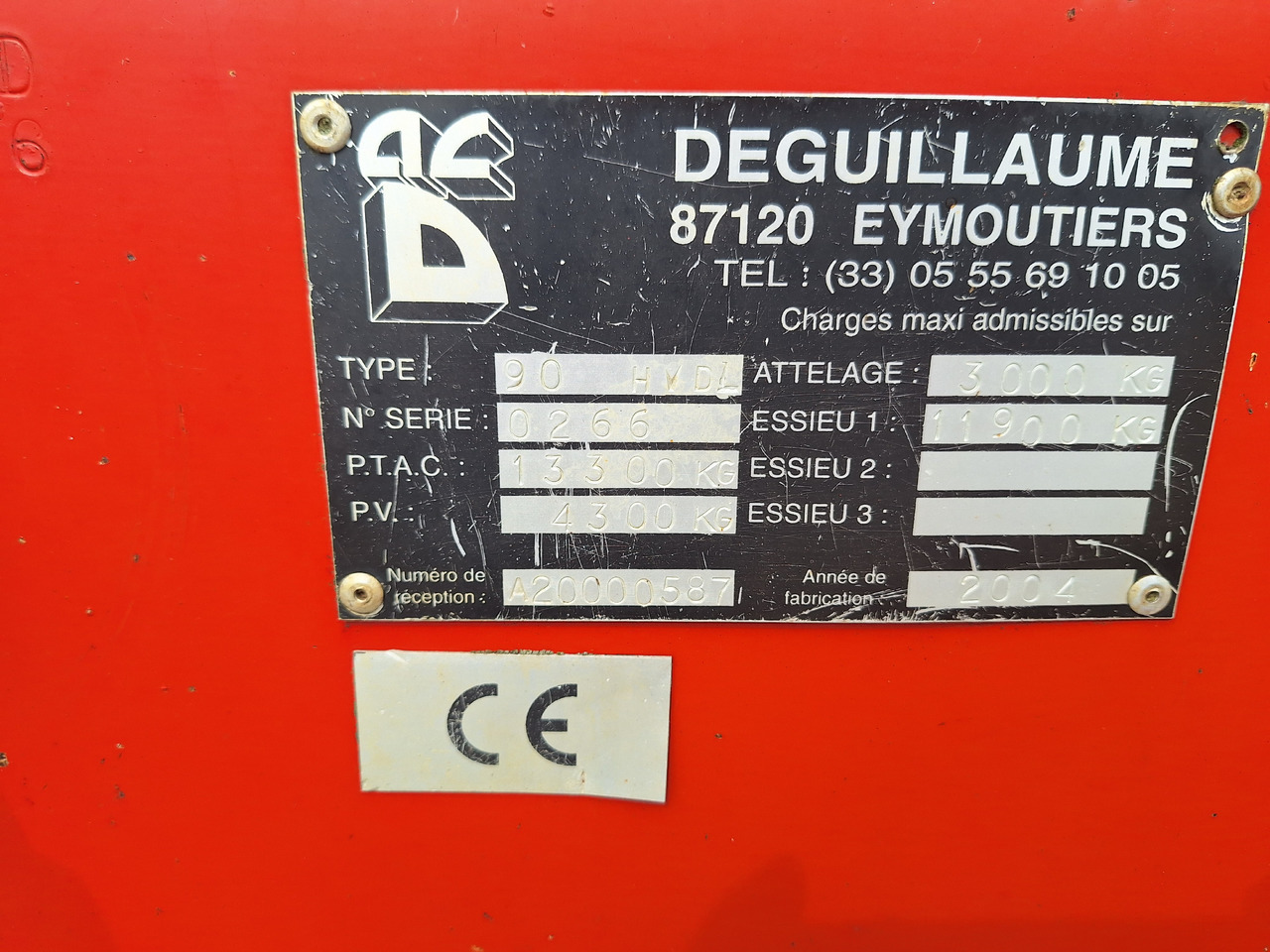 DEGUILLAUME HVD1310 - Гноєрозкидач: фото 4 DEGUILLAUME HVD1310 - Гноєрозкидач: фото 4