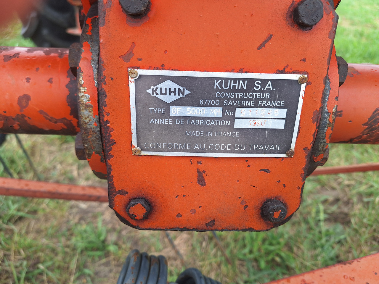 KUHN GF5000MH - Сіноворушилка: фото 4 KUHN GF5000MH - Сіноворушилка: фото 4