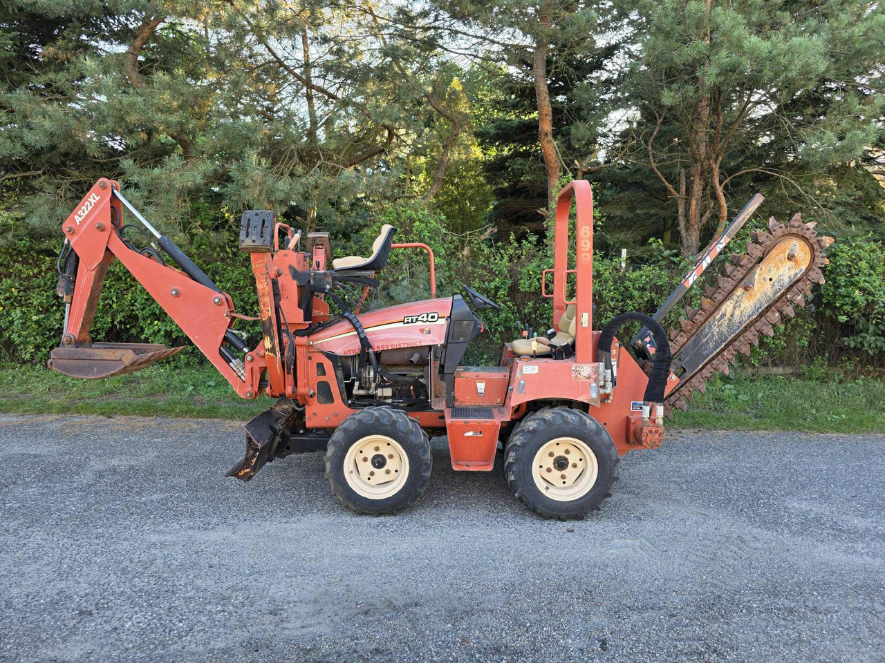 Knikmops Ditch Witch rt40 - Траншеєкопач: фото 2 Knikmops Ditch Witch rt40 - Траншеєкопач: фото 2