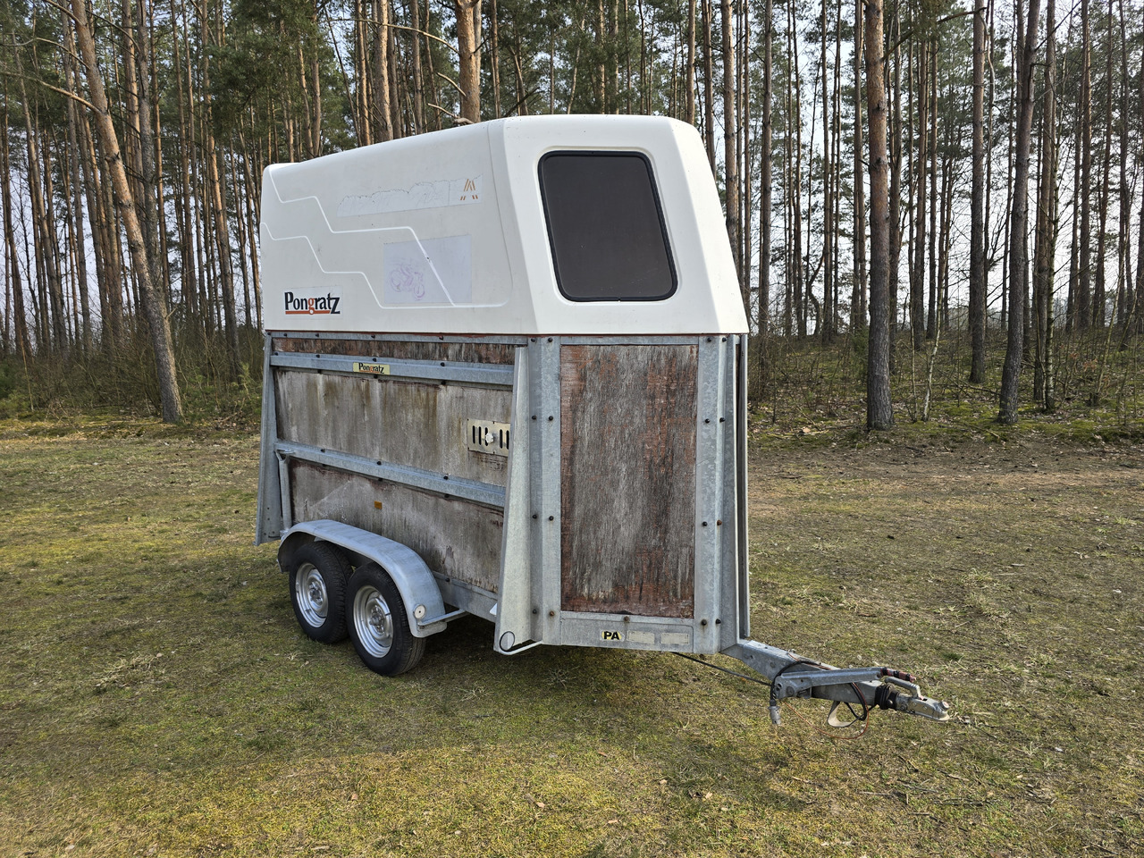 PONGRATZ PA 310 T - Для перевезення худоби причіп: фото 1 PONGRATZ PA 310 T - Для перевезення худоби причіп: фото 1
