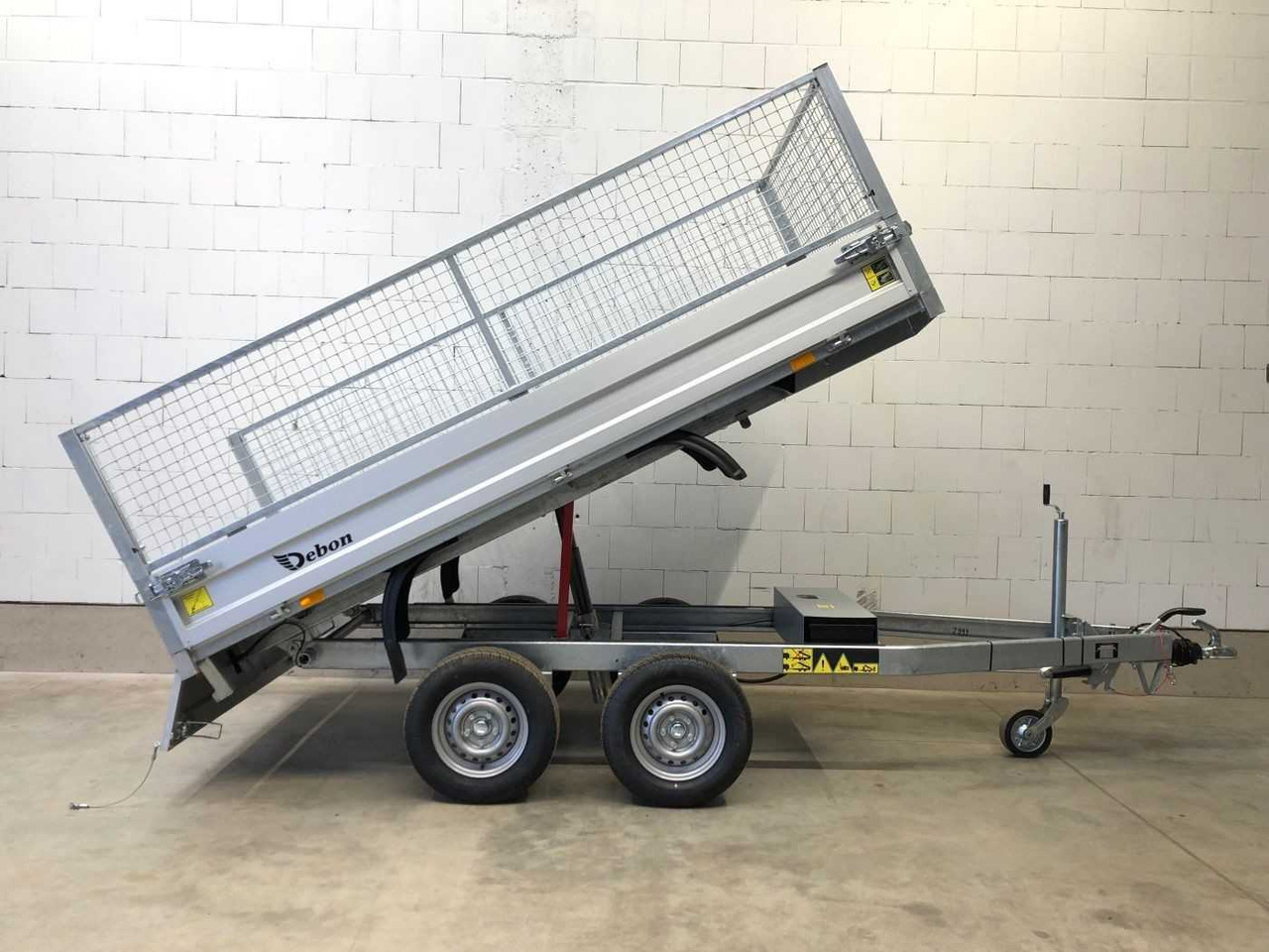 CHEVAL LIBERTE DEBON PW1.2E Lux E-Pumpe Gitter Rückwärtskipper - Самоскид причіп: фото 1 CHEVAL LIBERTE DEBON PW1.2E Lux E-Pumpe Gitter Rückwärtskipper - Самоскид причіп: фото 1