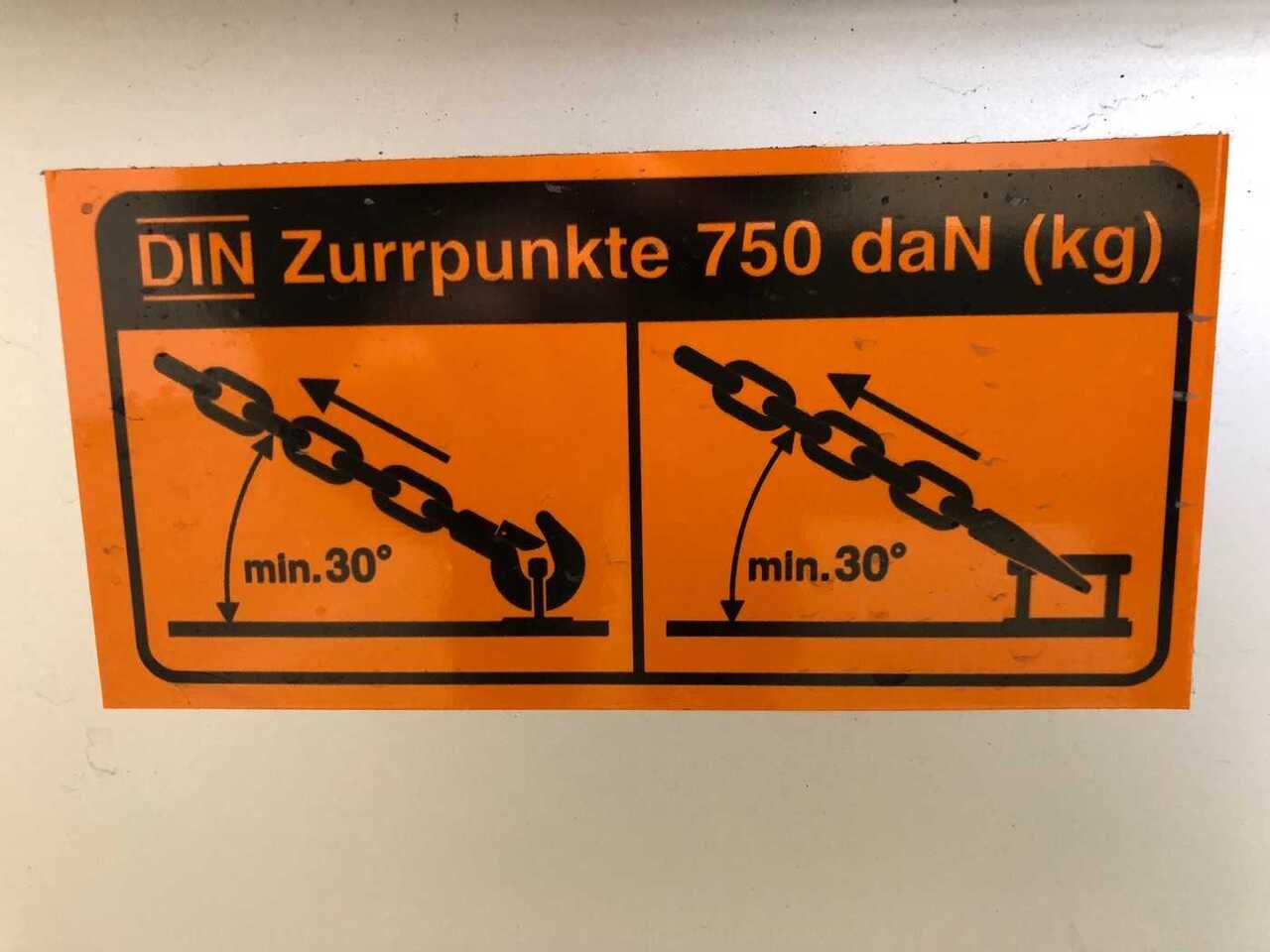 Новий Закритий кузов причіп VEZEKO TK B 15.35 SP Flügeltüren Kofferanhänger: фото 22