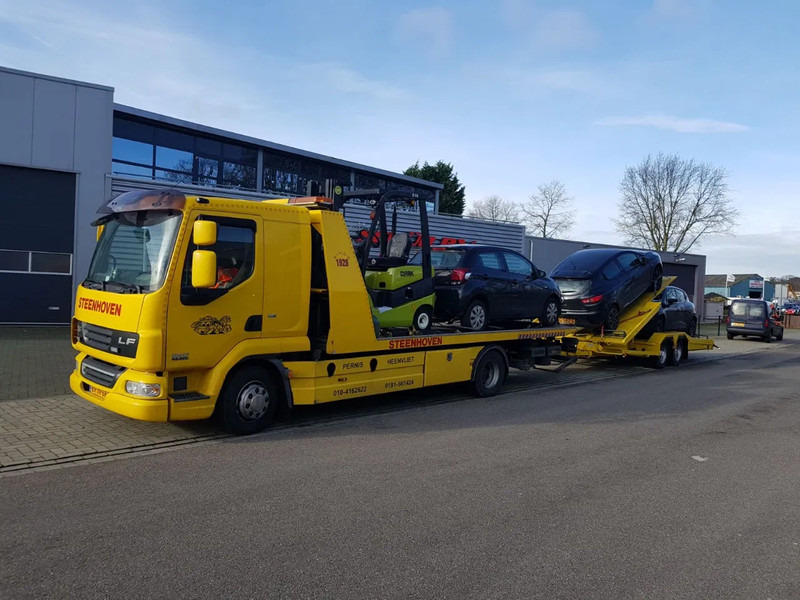 DAF LF 45 LF45-220 Abschelppwagen Falkom mit Anhanger / Schiebeplateau / Brill / Winde / Top Zustand - Автовоз вантажівка: фото 4 DAF LF 45 LF45-220 Abschelppwagen Falkom mit Anhanger / Schiebeplateau / Brill / Winde / Top Zustand - Автовоз вантажівка: фото 4