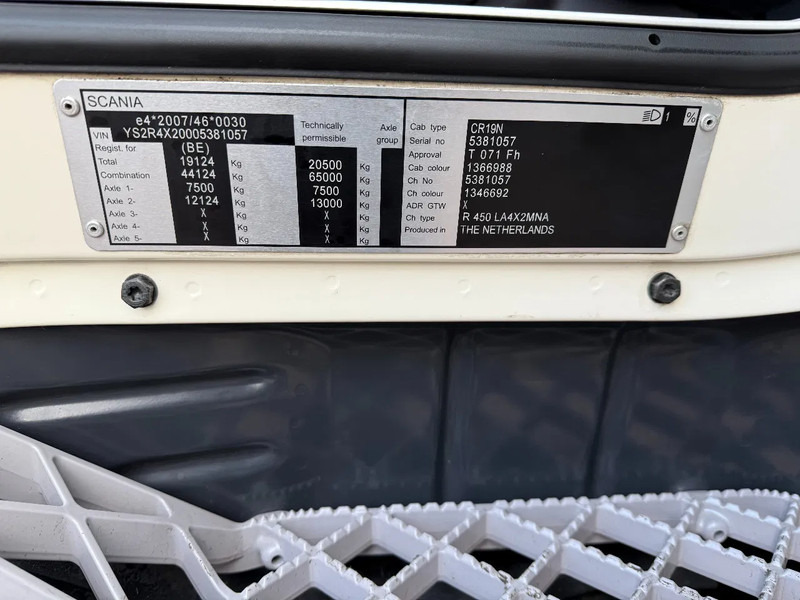 Тягач Scania R450 R450 4X2 with Gardner Denver Compressor/Retarder: фото 6