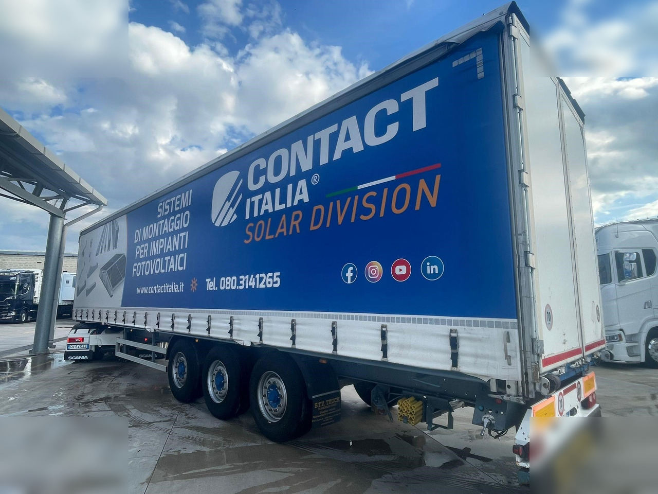 MERKER  - Тентований напівпричіп: фото 2 MERKER  - Тентований напівпричіп: фото 2