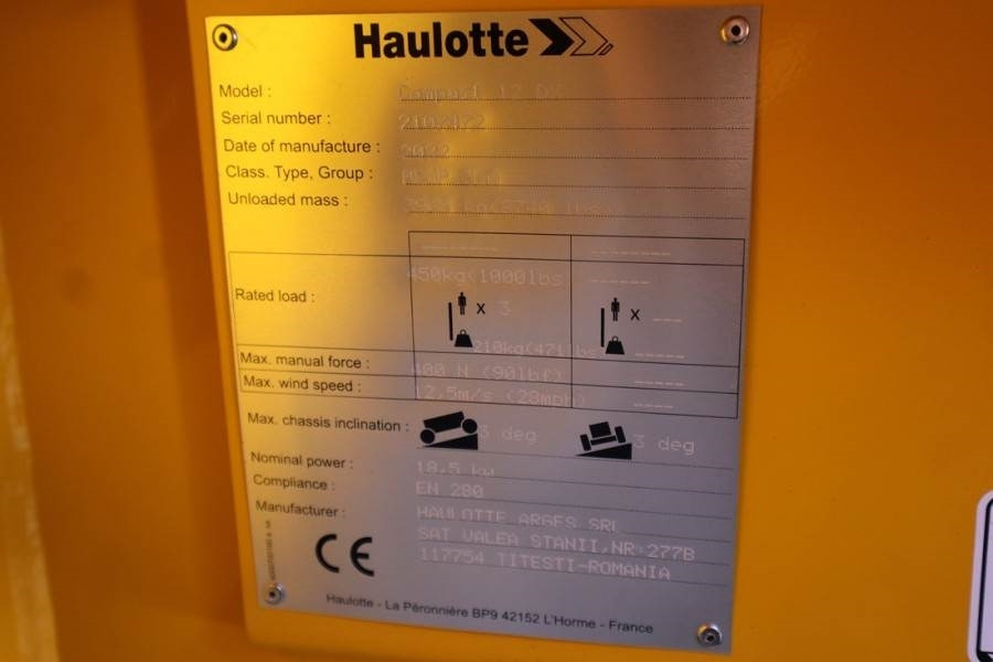 Haulotte Compact 12DX Valid Inspection, *Guarantee! Diesel, - Ножичний підйомник: фото 5 Haulotte Compact 12DX Valid Inspection, *Guarantee! Diesel, - Ножичний підйомник: фото 5
