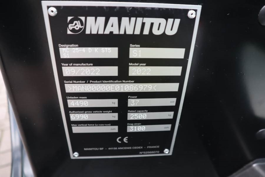 Manitou MC25-4 Valid Inspection, *Guarantee, Diesel, 4x4 D - Навантажувач підвищеної прохідності: фото 5 Manitou MC25-4 Valid Inspection, *Guarantee, Diesel, 4x4 D - Навантажувач підвищеної прохідності: фото 5