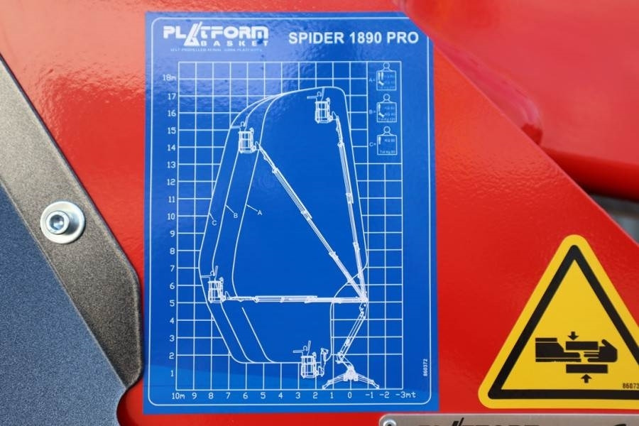 PLATFORM BAS Spider 18.90 PRO CE Declaration, Vali - Колінчастий підйомник, Підйомник-павук: фото 3 PLATFORM BAS Spider 18.90 PRO CE Declaration, Vali - Колінчастий підйомник, Підйомник-павук: фото 3