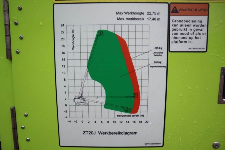 Телескопічний підйомник Zoomlion ZT20J Valid inspection, *Guarantee! Diesel, 4x4x4: фото 14