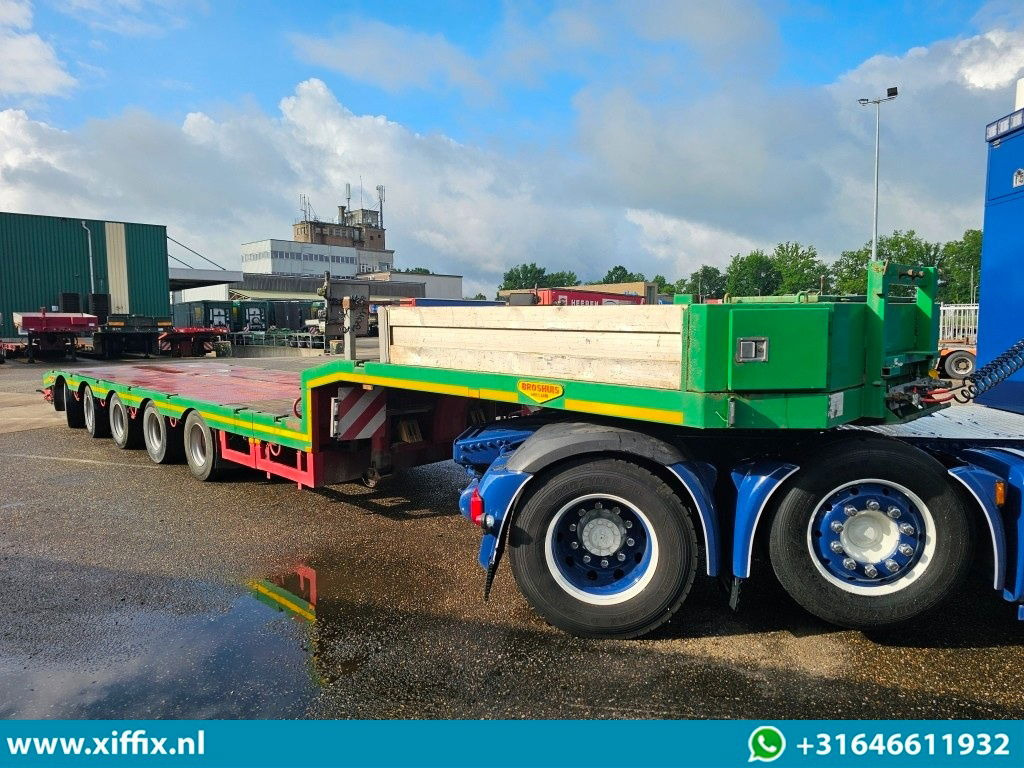 Broshuis 5-ass. Uitschuifbare semi dieplader / 2x Naloop gestuurd - Низькорамна платформа напівпричіп: фото 4 Broshuis 5-ass. Uitschuifbare semi dieplader / 2x Naloop gestuurd - Низькорамна платформа напівпричіп: фото 4