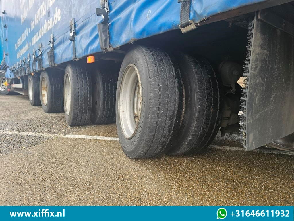 Низькорамна платформа напівпричіп Dinkel 4-ass. Semi dieplader met elektrische huifopbouw / 2x naloop gestuurd: фото 6 Низькорамна платформа напівпричіп Dinkel 4-ass. Semi dieplader met elektrische huifopbouw / 2x naloop gestuurd: фото 6