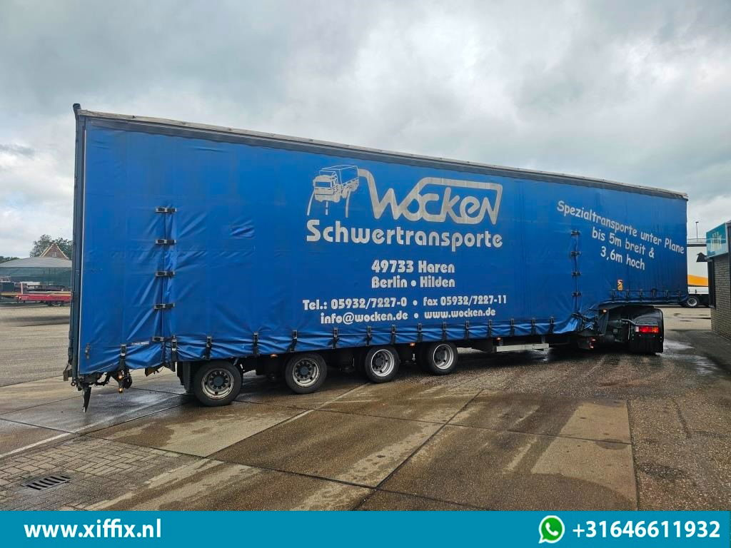 Низькорамна платформа напівпричіп Dinkel 4-ass. Semi dieplader met elektrische huifopbouw / 2x naloop gestuurd: фото 10 Низькорамна платформа напівпричіп Dinkel 4-ass. Semi dieplader met elektrische huifopbouw / 2x naloop gestuurd: фото 10