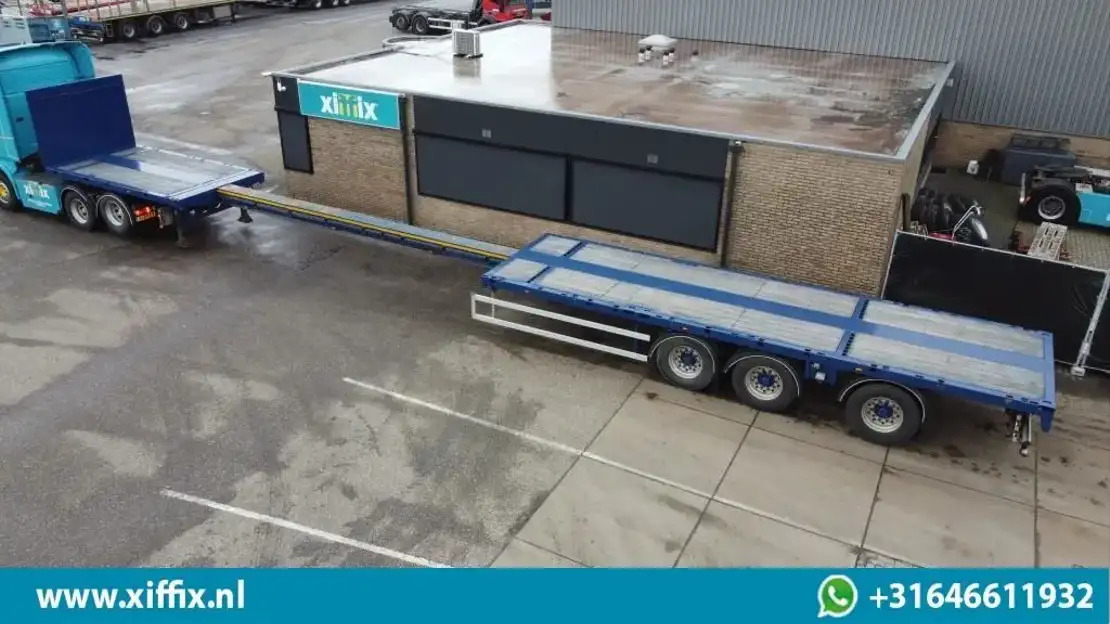 Doll 3-ass. Vlakke uitschuifbare oplegger / Naloop gestuurd / 14090 - Бортовий напівпричіп/ Платформа: фото 1 Doll 3-ass. Vlakke uitschuifbare oplegger / Naloop gestuurd / 14090 - Бортовий напівпричіп/ Платформа: фото 1