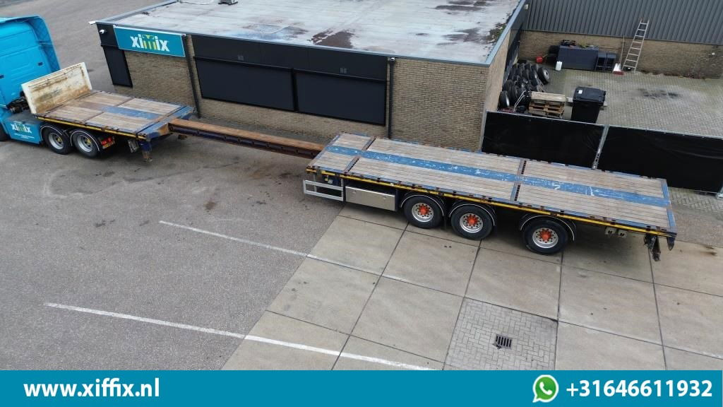 Doll 3-ass. Vlakke uitschuifbare oplegger / Naloop gestuurd - Бортовий напівпричіп/ Платформа: фото 2 Doll 3-ass. Vlakke uitschuifbare oplegger / Naloop gestuurd - Бортовий напівпричіп/ Платформа: фото 2