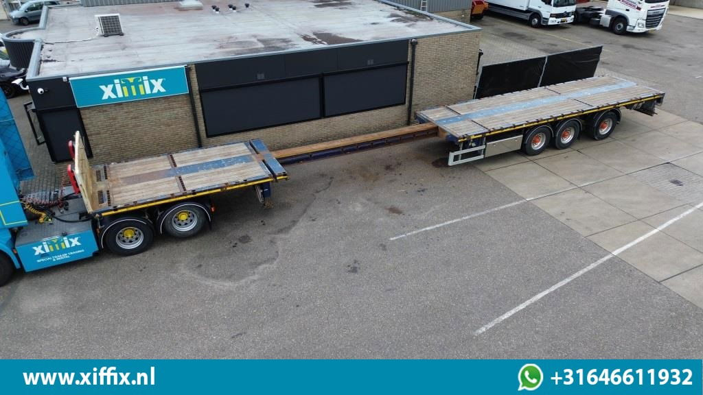 Doll 3-ass. Vlakke uitschuifbare oplegger / Naloop gestuurd - Бортовий напівпричіп/ Платформа: фото 1 Doll 3-ass. Vlakke uitschuifbare oplegger / Naloop gestuurd - Бортовий напівпричіп/ Платформа: фото 1