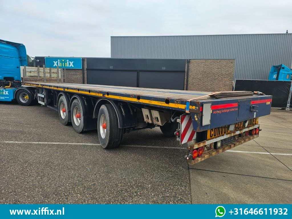 Doll 3-ass. Vlakke uitschuifbare oplegger / Naloop gestuurd - Бортовий напівпричіп/ Платформа: фото 4 Doll 3-ass. Vlakke uitschuifbare oplegger / Naloop gestuurd - Бортовий напівпричіп/ Платформа: фото 4