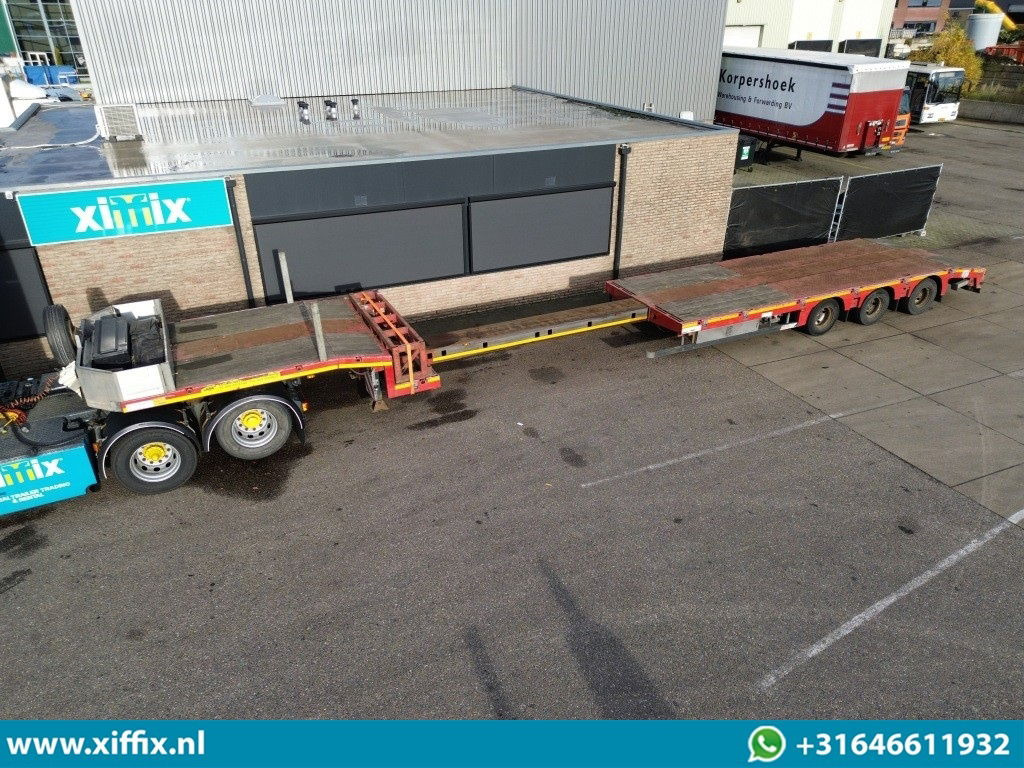 Faymonville 3-ass. Uitschuifbare semi dieplader / Naloop gestuurd - Низькорамна платформа напівпричіп: фото 1 Faymonville 3-ass. Uitschuifbare semi dieplader / Naloop gestuurd - Низькорамна платформа напівпричіп: фото 1