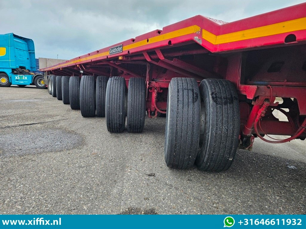 Goldhofer 8-ass. Vlakke oplegger / 7x gestuurd - Бортовий напівпричіп/ Платформа: фото 5 Goldhofer 8-ass. Vlakke oplegger / 7x gestuurd - Бортовий напівпричіп/ Платформа: фото 5