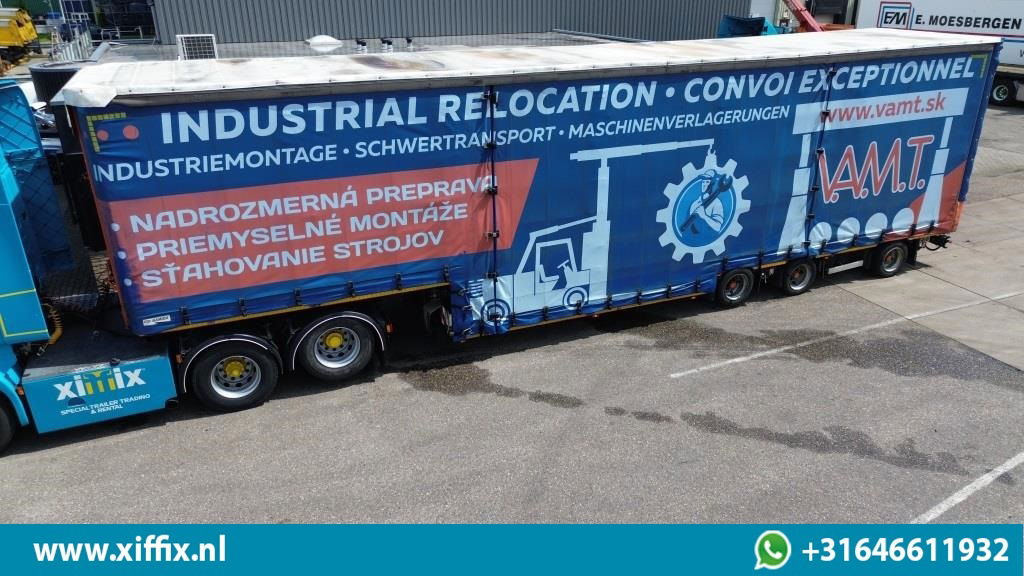 Meusburger 3-ass. Dieplader met huifopbouw / Naloop gestuurd - Низькорамна платформа напівпричіп: фото 1 Meusburger 3-ass. Dieplader met huifopbouw / Naloop gestuurd - Низькорамна платформа напівпричіп: фото 1