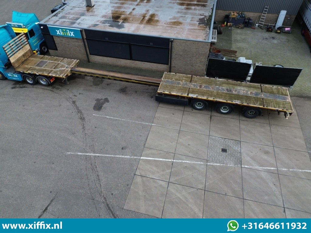 Meusburger 3-ass. Vlakke uitschuifbare oplegger / 3x gestuurd - Бортовий напівпричіп/ Платформа: фото 2 Meusburger 3-ass. Vlakke uitschuifbare oplegger / 3x gestuurd - Бортовий напівпричіп/ Платформа: фото 2