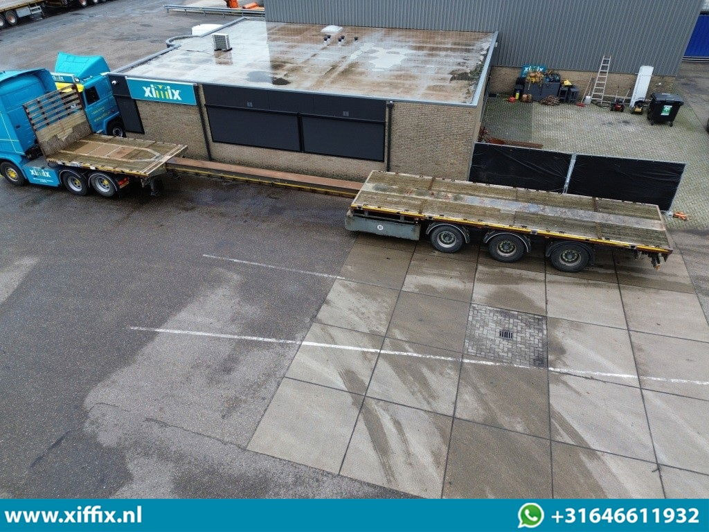 Meusburger 3-ass. Vlakke uitschuifbare oplegger / 3x gestuurd - Бортовий напівпричіп/ Платформа: фото 2 Meusburger 3-ass. Vlakke uitschuifbare oplegger / 3x gestuurd - Бортовий напівпричіп/ Платформа: фото 2