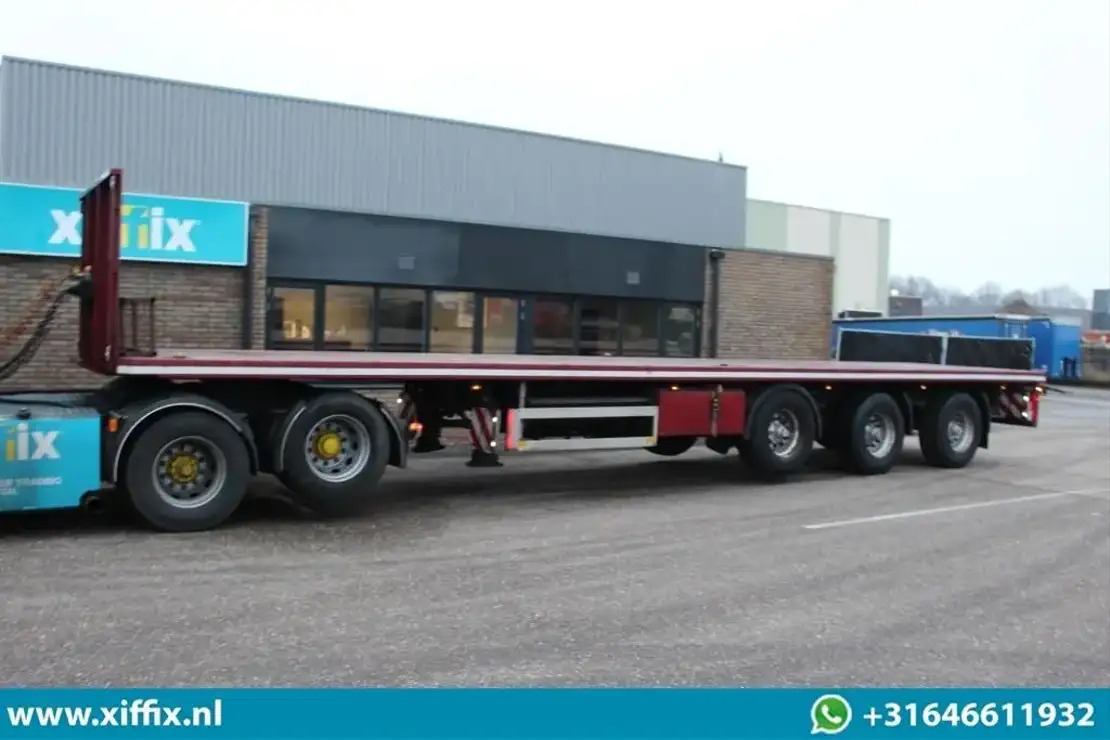 Pacton 3-ass. Vlakke oplegger / 2x gestuurd / 13647 - Бортовий напівпричіп/ Платформа: фото 4 Pacton 3-ass. Vlakke oplegger / 2x gestuurd / 13647 - Бортовий напівпричіп/ Платформа: фото 4