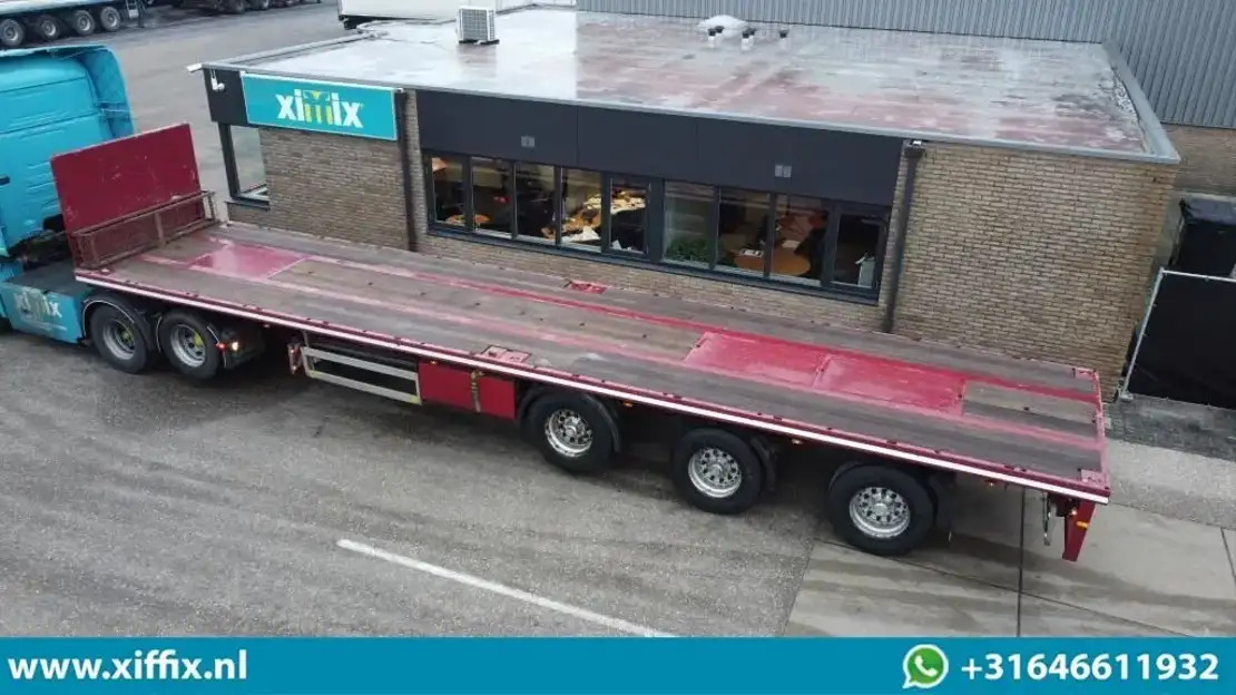 Pacton 3-ass. Vlakke oplegger / 2x gestuurd / 13647 - Бортовий напівпричіп/ Платформа: фото 1 Pacton 3-ass. Vlakke oplegger / 2x gestuurd / 13647 - Бортовий напівпричіп/ Платформа: фото 1