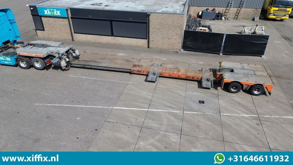 RECKER 2-ass. Uitschuifbare dieplader met afneembare zwanenhals / 2x gestuurd - Низькорамна платформа напівпричіп: фото 2 RECKER 2-ass. Uitschuifbare dieplader met afneembare zwanenhals / 2x gestuurd - Низькорамна платформа напівпричіп: фото 2