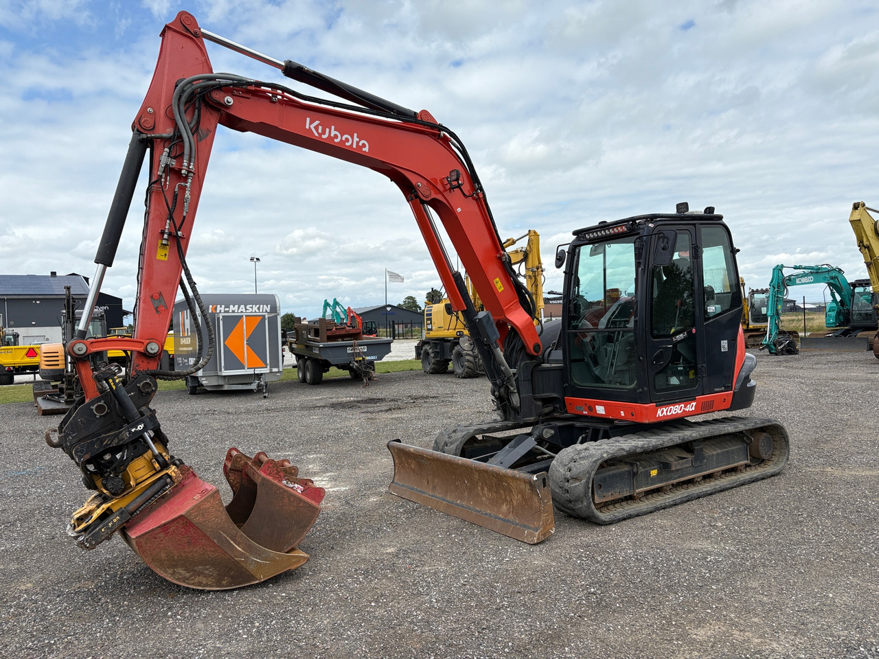 Kubota KX080-4 - Екскаватор: фото 1 Kubota KX080-4 - Екскаватор: фото 1