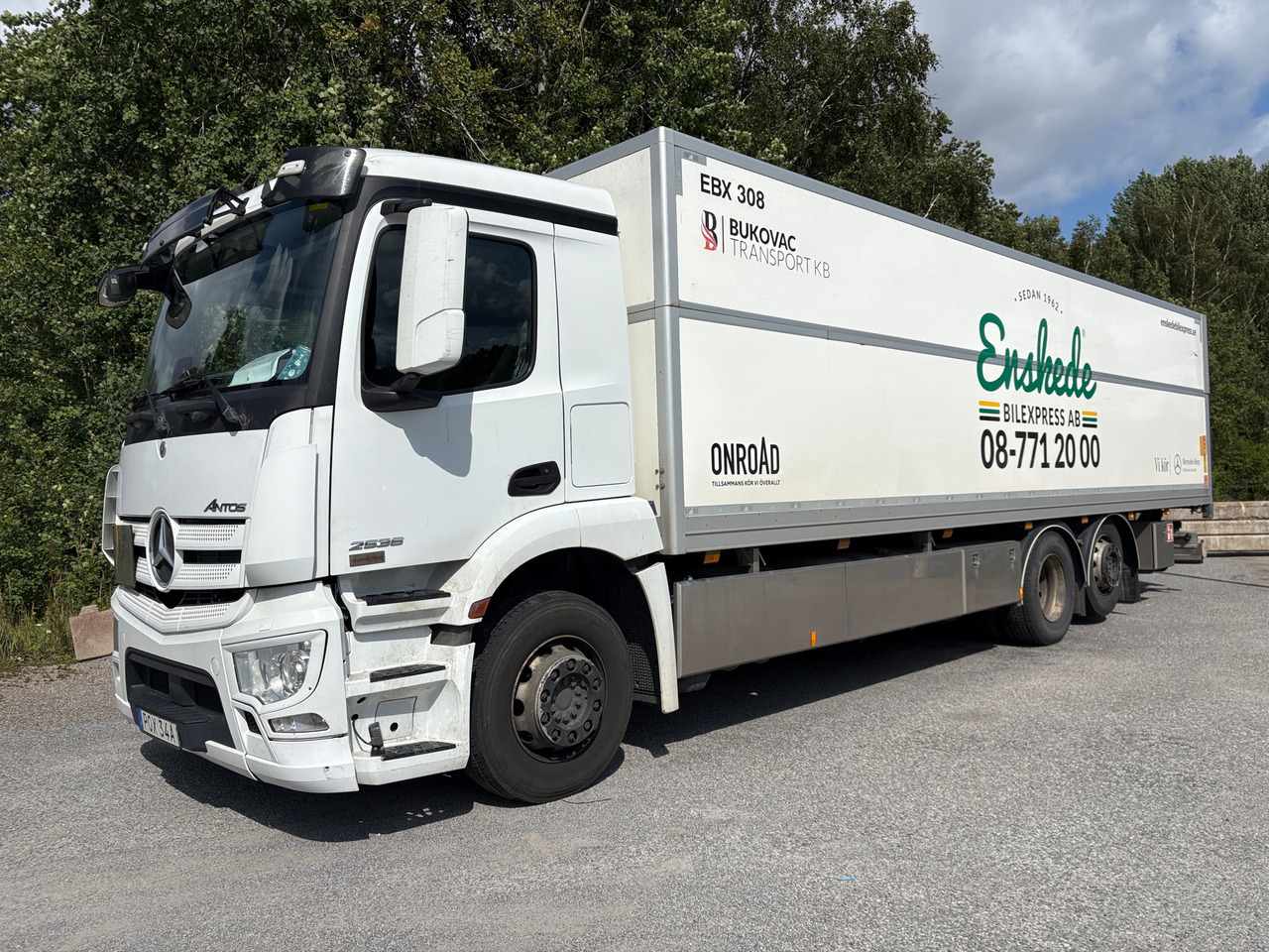 Mercedes Benz Antos 2536 - Вантажівка з закритим кузовом: фото 1 Mercedes Benz Antos 2536 - Вантажівка з закритим кузовом: фото 1