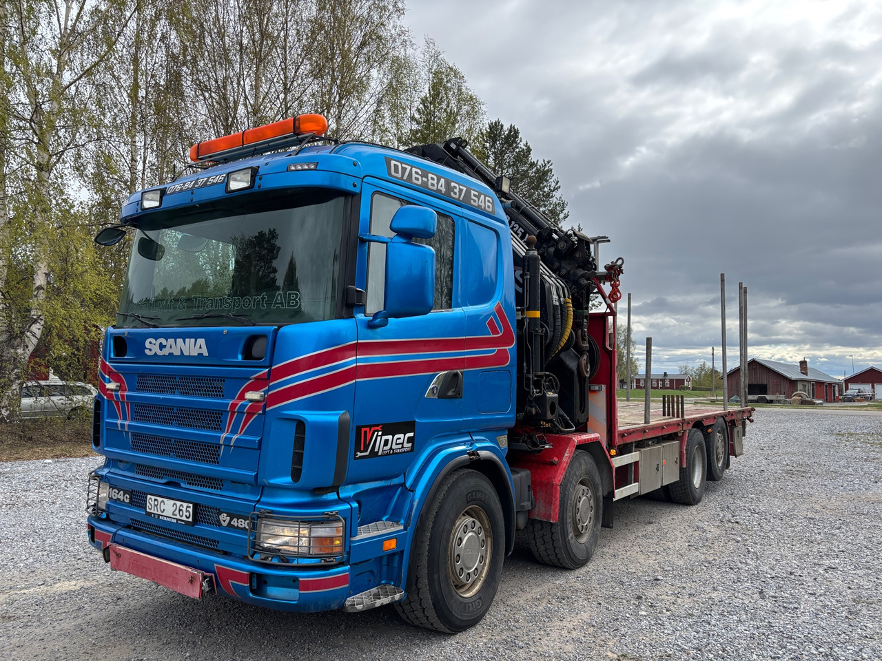 Scania 164G - Вантажівка з маніпулятором: фото 1 Scania 164G - Вантажівка з маніпулятором: фото 1