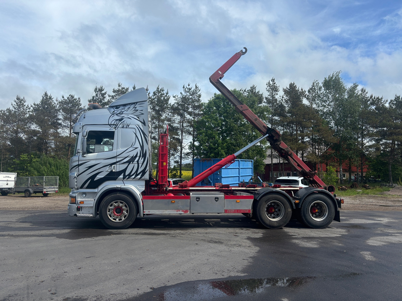 Scania R730 6x4 - Гаковий мультиліфт вантажівка: фото 1 Scania R730 6x4 - Гаковий мультиліфт вантажівка: фото 1