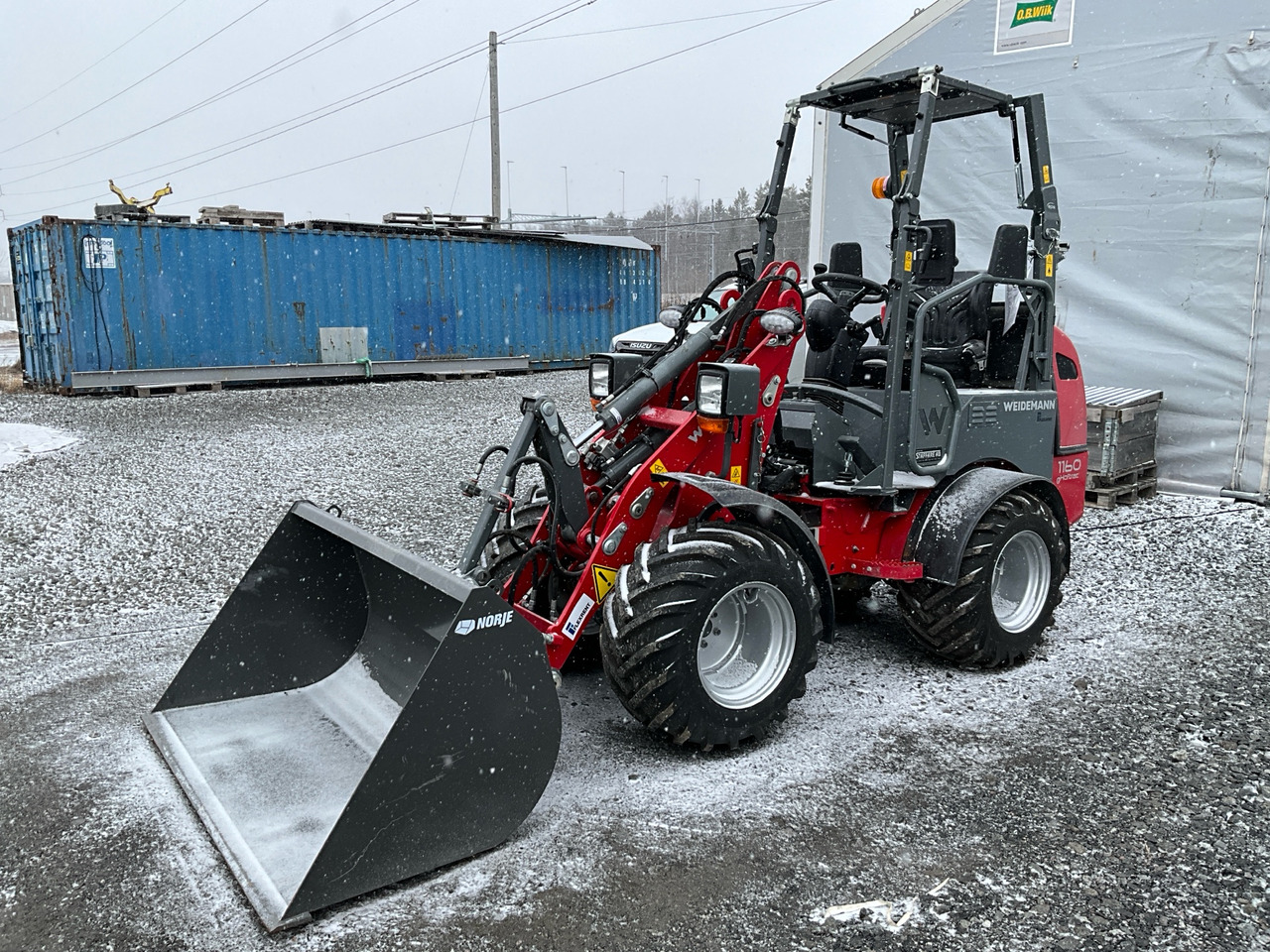 Weidemann 1160 - Колісний навантажувач: фото 1 Weidemann 1160 - Колісний навантажувач: фото 1