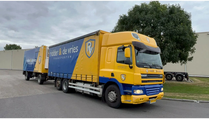 DAF CF 85.410 Schuifzijlen wagen 6x2 Daf CF85 - Вантажівка з закритим кузовом: фото 1 DAF CF 85.410 Schuifzijlen wagen 6x2 Daf CF85 - Вантажівка з закритим кузовом: фото 1