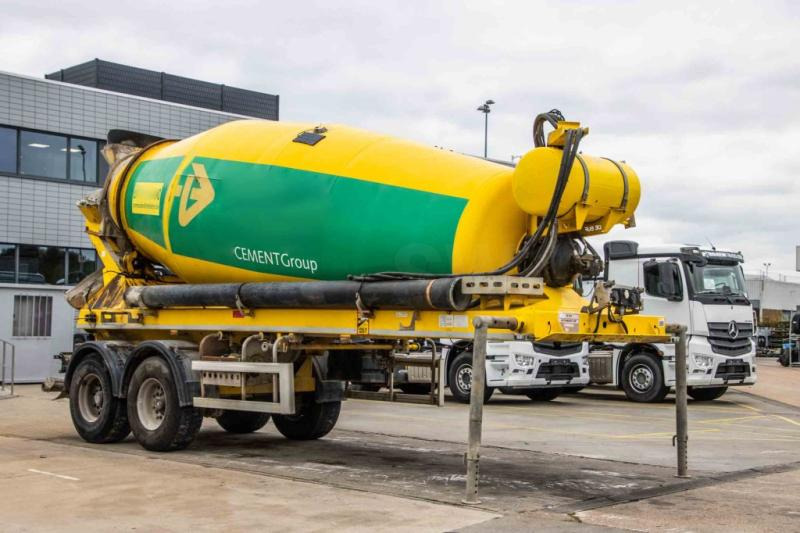 DE BUF BETON MIXER/MALAXEUR/MISCHER 10M3 - Напівпричіп бетонозмішувач: фото 2 DE BUF BETON MIXER/MALAXEUR/MISCHER 10M3 - Напівпричіп бетонозмішувач: фото 2