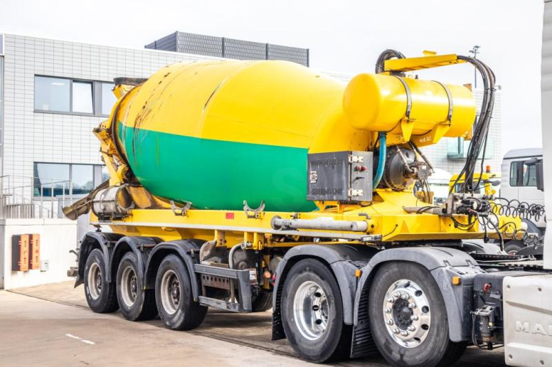 DE BUF BETON MIXER/MALAXEUR/MISCHER 12M3 - Напівпричіп бетонозмішувач: фото 2 DE BUF BETON MIXER/MALAXEUR/MISCHER 12M3 - Напівпричіп бетонозмішувач: фото 2