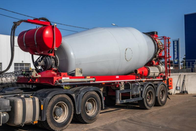 DE BUF BETON MIXER/MALAXEUR/MISCHER 12M3 - Напівпричіп бетонозмішувач: фото 1 DE BUF BETON MIXER/MALAXEUR/MISCHER 12M3 - Напівпричіп бетонозмішувач: фото 1