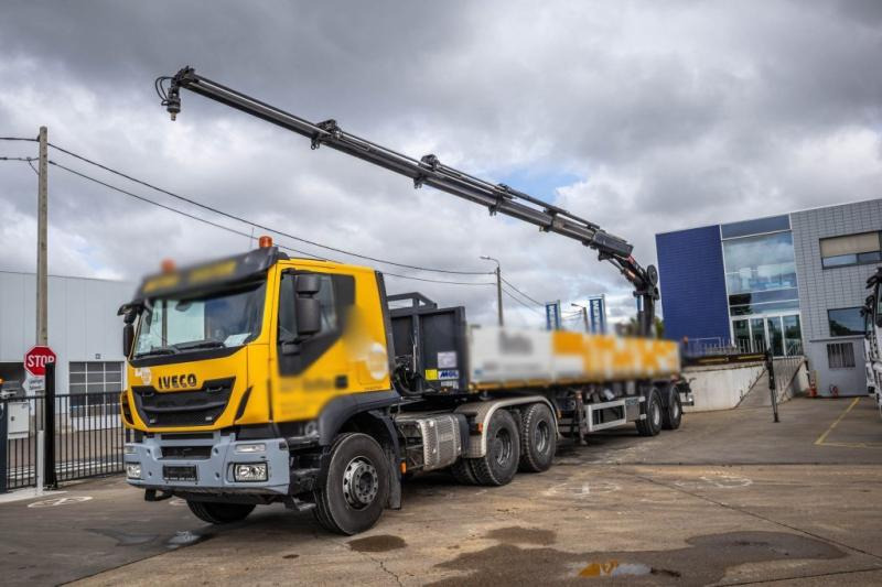 Iveco TRAKKER 450-6X4-BIG AXLES - Бортова вантажівка/ Платформа, Вантажівка з маніпулятором: фото 1 Iveco TRAKKER 450-6X4-BIG AXLES - Бортова вантажівка/ Платформа, Вантажівка з маніпулятором: фото 1