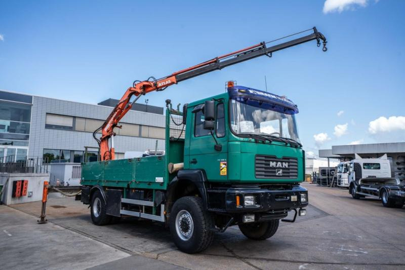 MAN FE 310A-4X4+ATLAS 105.1 A3 - Бортова вантажівка/ Платформа, Вантажівка з маніпулятором: фото 2 MAN FE 310A-4X4+ATLAS 105.1 A3 - Бортова вантажівка/ Платформа, Вантажівка з маніпулятором: фото 2