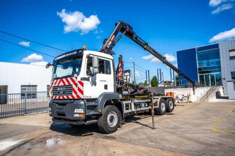 MAN TGA 26.320 BL -6X2-4+HIAB 122 E3 HIDUO - Гаковий мультиліфт вантажівка, Вантажівка з маніпулятором: фото 1 MAN TGA 26.320 BL -6X2-4+HIAB 122 E3 HIDUO - Гаковий мультиліфт вантажівка, Вантажівка з маніпулятором: фото 1