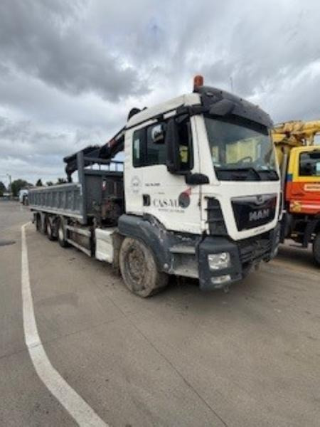 MAN TGS 35.460 BL - HIAB X-HIDUO 228 E-3 (DAMAGED) - Самоскид вантажівка, Вантажівка з маніпулятором: фото 2 MAN TGS 35.460 BL - HIAB X-HIDUO 228 E-3 (DAMAGED) - Самоскид вантажівка, Вантажівка з маніпулятором: фото 2