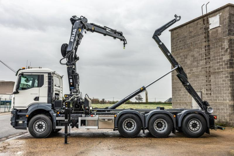 MAN TGS 35.520 BL - ATLAS 240.2E - Гаковий мультиліфт вантажівка, Вантажівка з маніпулятором: фото 2 MAN TGS 35.520 BL - ATLAS 240.2E - Гаковий мультиліфт вантажівка, Вантажівка з маніпулятором: фото 2