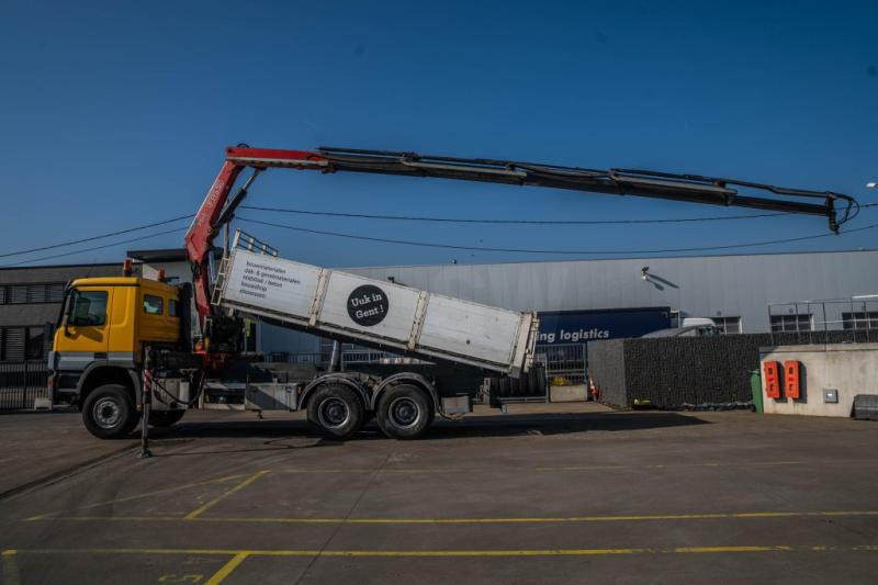 Самоскид вантажівка, Вантажівка з маніпулятором Mercedes ACTROS 3344 K-MP3+FASSI F245: фото 6