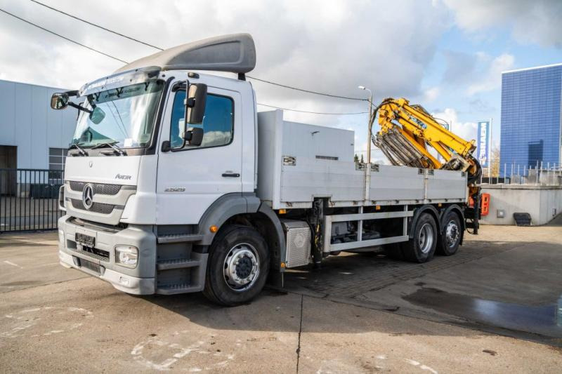 Mercedes AXOR 2529 L - EFFER 250/4S+JIB - Бортова вантажівка/ Платформа, Вантажівка з маніпулятором: фото 1 Mercedes AXOR 2529 L - EFFER 250/4S+JIB - Бортова вантажівка/ Платформа, Вантажівка з маніпулятором: фото 1