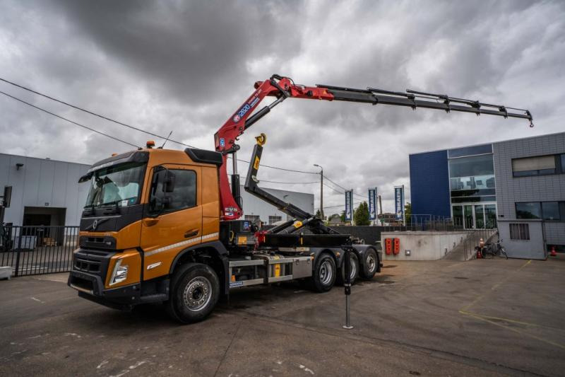 Volvo FMX 430-8x4+HMF 2820/6xhydr. - Гаковий мультиліфт вантажівка, Вантажівка з маніпулятором: фото 1 Volvo FMX 430-8x4+HMF 2820/6xhydr. - Гаковий мультиліфт вантажівка, Вантажівка з маніпулятором: фото 1