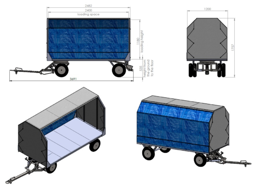 AERO-GSE BAGGAGE CART BC-ZW30-D2400 в лізинг AERO-GSE BAGGAGE CART BC-ZW30-D2400: фото 6