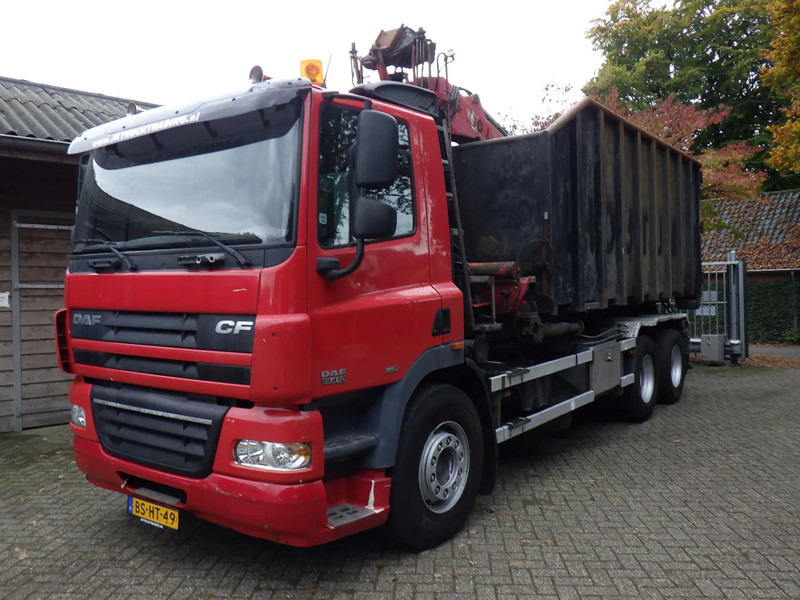 DAF CF 85 410 Euro 5 / Manual / Blad-Lucht / Boogie - Liftas / HTS Kabel / 9 T vooras / Palfinger G 100 L Crane - Тросовий мультиліфт: фото 1 DAF CF 85 410 Euro 5 / Manual / Blad-Lucht / Boogie - Liftas / HTS Kabel / 9 T vooras / Palfinger G 100 L Crane - Тросовий мультиліфт: фото 1