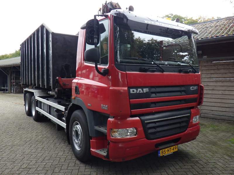 DAF CF 85 410 Euro 5 / Manual / Blad-Lucht / Boogie - Liftas / HTS Kabel / 9 T vooras / Palfinger G 100 L Crane - Тросовий мультиліфт: фото 2 DAF CF 85 410 Euro 5 / Manual / Blad-Lucht / Boogie - Liftas / HTS Kabel / 9 T vooras / Palfinger G 100 L Crane - Тросовий мультиліфт: фото 2