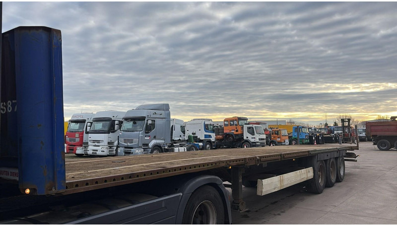 Krone SDP27 (BELGIAN TRAILER / DRUM BRAKES / FREINS TAMBOURS) - Бортовий напівпричіп/ Платформа: фото 1 Krone SDP27 (BELGIAN TRAILER / DRUM BRAKES / FREINS TAMBOURS) - Бортовий напівпричіп/ Платформа: фото 1